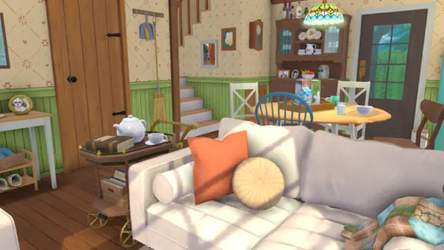 Official Paralives house screenshot showing exterior home design